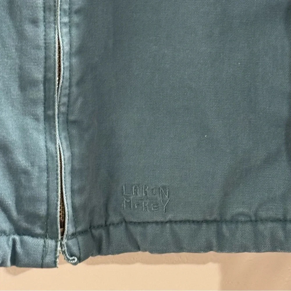 Lakin McKey Trading Canvas Full Zip Jacket 2XLR Hooded Lined Workwear Coat Heavy - Picture 8 of 8